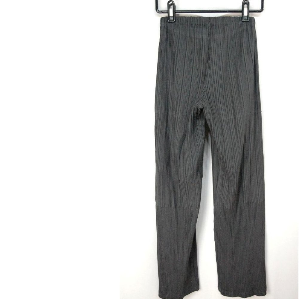 Issey Miyake Gray Pleated Pants
